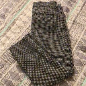 Gap Slim Khaki Navy & White Pants!